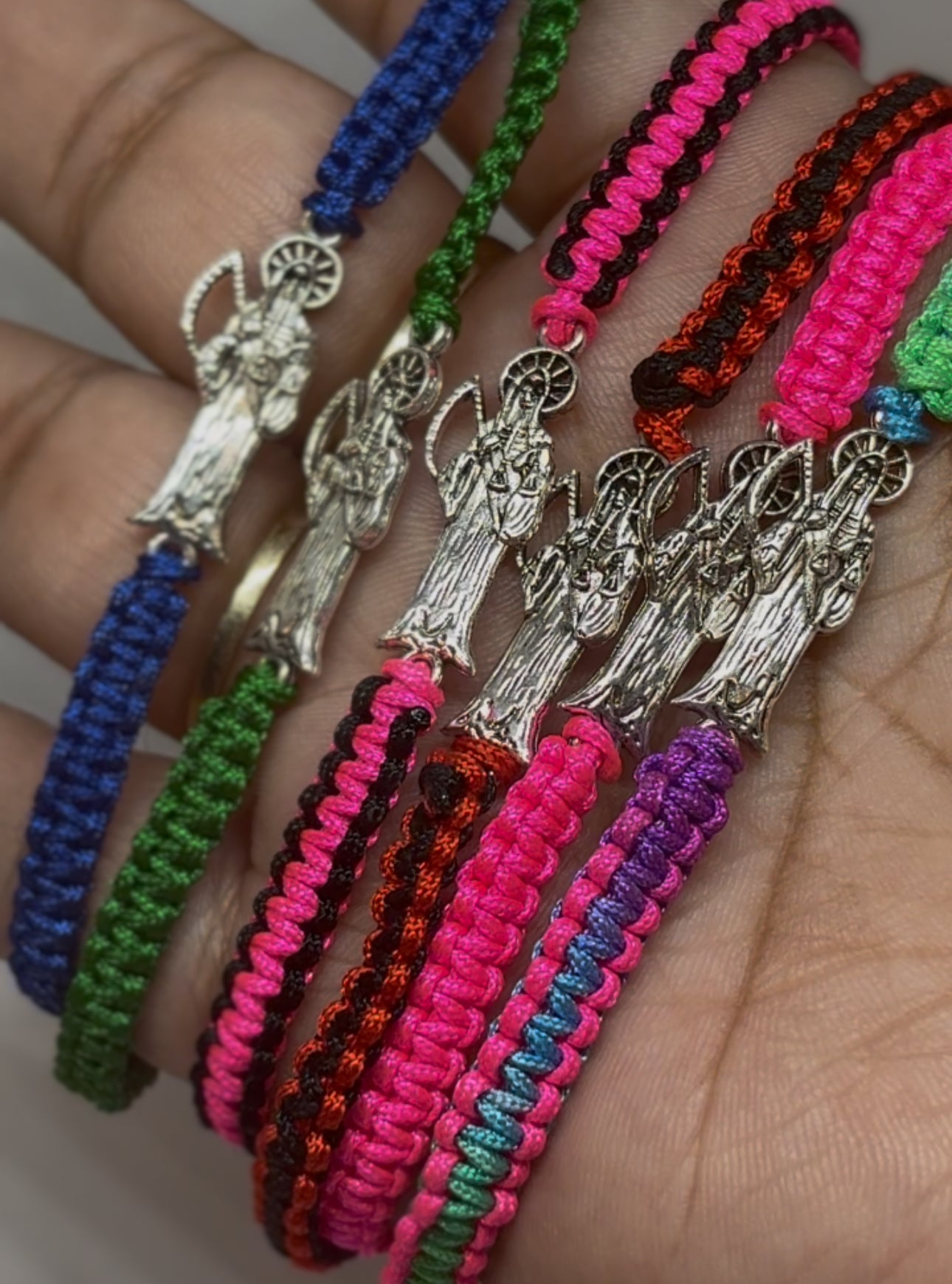 Pulseras Santa Muerte (silver)