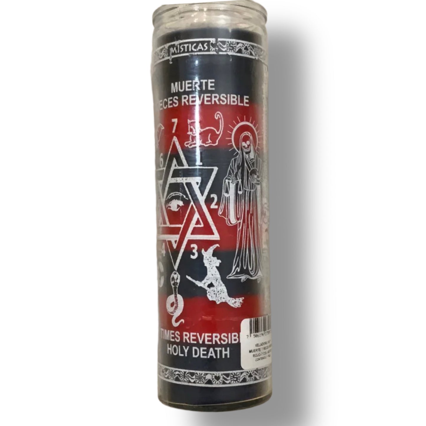 Candle Santa Muerte Reversible