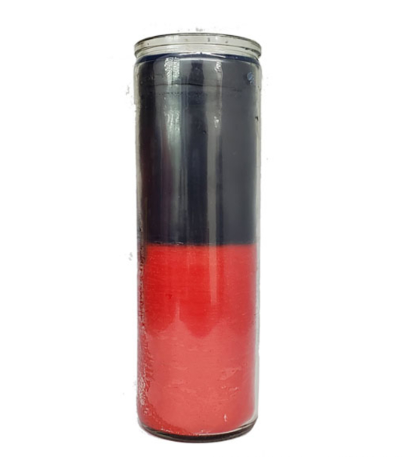 Candle Red & Black (plain)