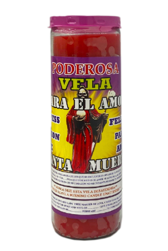 Candle Santa Muerte Love/ Amor (fixed)